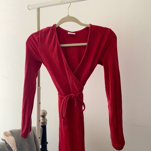 Like New Sunday Best Long Sleeve Wrap Dress - Picture 1 of 2
